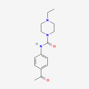 N-(4-acetylphenyl)-4-ethylpiperazine-1-carboxamide