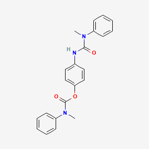 [4-[[methyl(phenyl)carbamoyl]amino]phenyl] N-methyl-N-phenylcarbamate