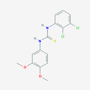molecular formula C15H14Cl2N2O2S B3528873 N-(2,3-dichlorophenyl)-N'-(3,4-dimethoxyphenyl)thiourea 