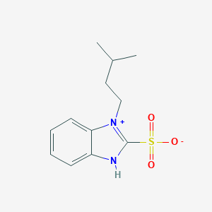 molecular formula C12H16N2O3S B352915 1-(3-甲基丁基)-1H-苯并咪唑-2-磺酸 CAS No. 537009-99-7