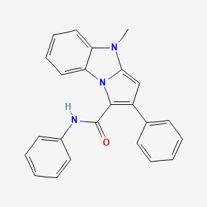 molecular formula C24H19N3O B3529189 4-methyl-N,2-diphenyl-4H-pyrrolo[1,2-a]benzimidazole-1-carboxamide 