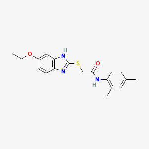 N-(2,4-dimethylphenyl)-2-[(5-ethoxy-1H-benzimidazol-2-yl)thio]acetamide