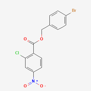 4-bromobenzyl 2-chloro-4-nitrobenzoate