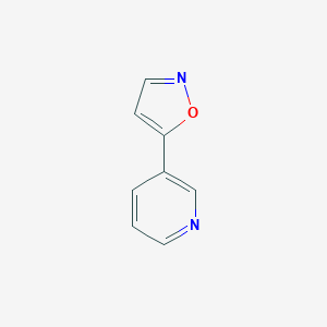 B035295 5-(Pyridin-3-yl)isoxazole CAS No. 102189-83-3