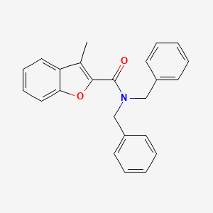 N,N-dibenzyl-3-methyl-1-benzofuran-2-carboxamide