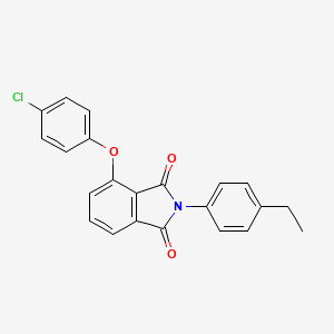 4-(4-chlorophenoxy)-2-(4-ethylphenyl)-1H-isoindole-1,3(2H)-dione