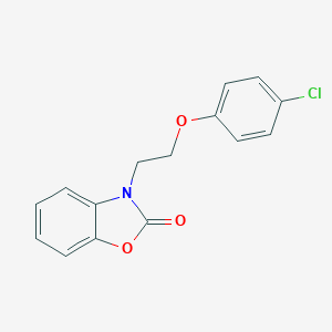 B352960 3-(2-(4-chlorophenoxy)ethyl)benzo[d]oxazol-2(3H)-one CAS No. 609335-23-1