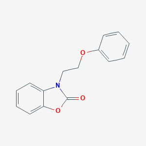 molecular formula C15H13NO3 B352961 3-(2-Phenoxyethyl)-1,3-Benzoxazol-2(3H)-on CAS No. 609335-21-9