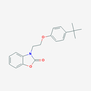 B352964 3-[2-(4-tert-butylphenoxy)ethyl]-1,3-benzoxazol-2(3H)-one CAS No. 609335-25-3