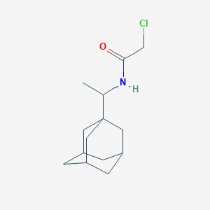molecular formula C14H22ClNO B352966 N-(1-金刚烷-1-基-乙基)-2-氯-乙酰胺 CAS No. 141104-05-4