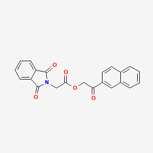 2-(2-naphthyl)-2-oxoethyl (1,3-dioxo-1,3-dihydro-2H-isoindol-2-yl)acetate