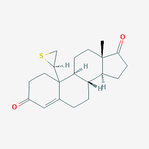 molecular formula C20H26O2S B035298 10-Thiiranyl-4-estrene-3,17-dione CAS No. 108180-16-1