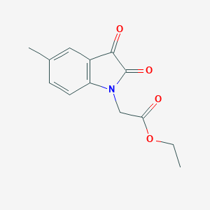 B352991 ethyl (5-methyl-2,3-dioxo-2,3-dihydro-1H-indol-1-yl)acetate CAS No. 620931-24-0