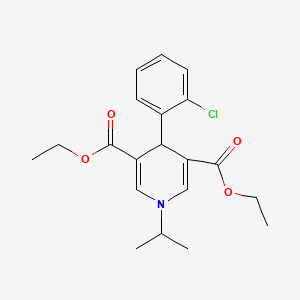 molecular formula C20H24ClNO4 B3530051 diethyl 4-(2-chlorophenyl)-1-isopropyl-1,4-dihydro-3,5-pyridinedicarboxylate 