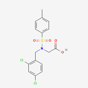 molecular formula C16H15Cl2NO4S B3530162 N-(2,4-dichlorobenzyl)-N-[(4-methylphenyl)sulfonyl]glycine 