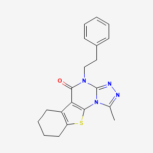 1-methyl-4-(2-phenylethyl)-6,7,8,9-tetrahydro[1]benzothieno[3,2-e][1,2,4]triazolo[4,3-a]pyrimidin-5(4H)-one