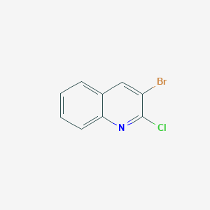 molecular formula C9H5BrClN B035304 3-溴-2-氯喹啉 CAS No. 101870-60-4