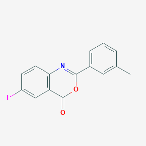 6-iodo-2-(3-methylphenyl)-4H-3,1-benzoxazin-4-one