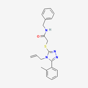 2-{[4-allyl-5-(2-methylphenyl)-4H-1,2,4-triazol-3-yl]thio}-N-benzylacetamide