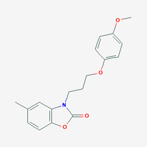 3-[3-(4-methoxyphenoxy)propyl]-5-methyl-1,3-benzoxazol-2(3H)-one