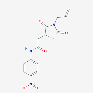 2-[2,4-dioxo-3-(prop-2-en-1-yl)-1,3-thiazolidin-5-yl]-N-(4-nitrophenyl)acetamide