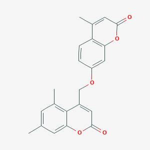 5,7-dimethyl-4-{[(4-methyl-2-oxo-2H-chromen-7-yl)oxy]methyl}-2H-chromen-2-one