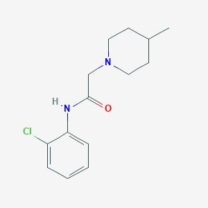 N-(2-chlorophenyl)-2-(4-methyl-1-piperidinyl)acetamide