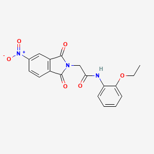 N-(2-ethoxyphenyl)-2-(5-nitro-1,3-dioxo-1,3-dihydro-2H-isoindol-2-yl)acetamide