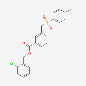 2-chlorobenzyl 3-{[(4-methylphenyl)sulfonyl]methyl}benzoate