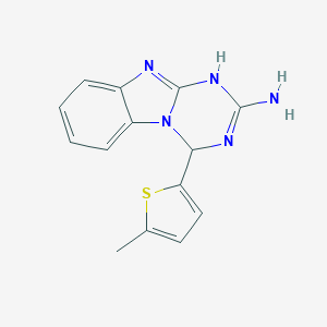 4-(5-Methyl-2-thienyl)-1,4-dihydro[1,3,5]triazino[1,2-a]benzimidazol-2-amine