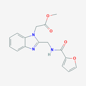 Methyl 2-{2-[(2-furylcarbonylamino)methyl]benzimidazolyl}acetate