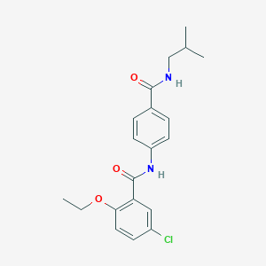 5-chloro-2-ethoxy-N-{4-[(isobutylamino)carbonyl]phenyl}benzamide