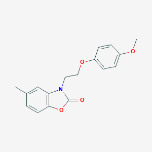 3-[2-(4-methoxyphenoxy)ethyl]-5-methyl-1,3-benzoxazol-2(3H)-one