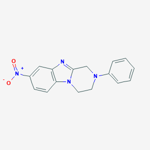 8-Nitro-2-phenyl-1,2,3,4-tetrahydropyrazino[1,2-a]benzimidazole