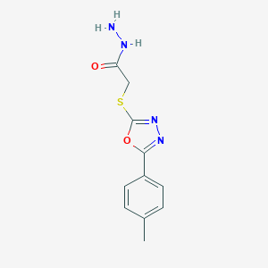 2-{[5-(4-Methylphenyl)-1,3,4-oxadiazol-2-yl]sulfanyl}acetohydrazide