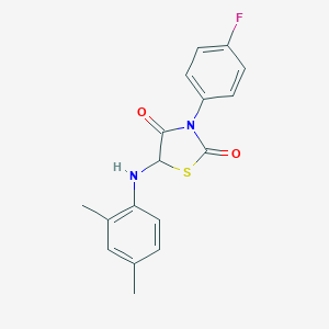 5-((2,4-Dimethylphenyl)amino)-3-(4-fluorophenyl)thiazolidine-2,4-dione