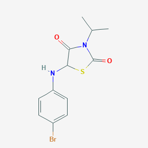 5-((4-Bromophenyl)amino)-3-isopropylthiazolidine-2,4-dione