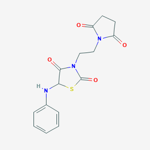 3-(2-(2,5-Dioxopyrrolidin-1-yl)ethyl)-5-(phenylamino)thiazolidine-2,4-dione