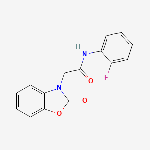 N-(2-fluorophenyl)-2-(2-oxo-1,3-benzoxazol-3(2H)-yl)acetamide