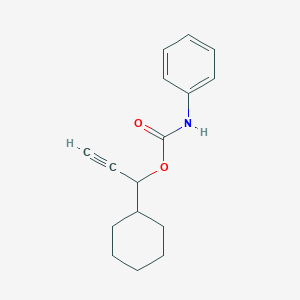 B035319 1-cyclohexylprop-2-ynyl N-phenylcarbamate CAS No. 100836-83-7