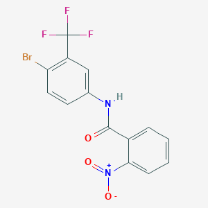 N-[4-bromo-3-(trifluoromethyl)phenyl]-2-nitrobenzamide