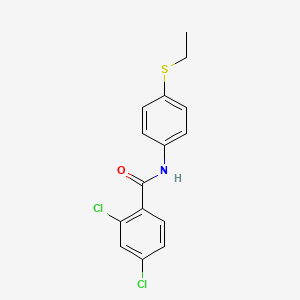 2,4-dichloro-N-[4-(ethylthio)phenyl]benzamide