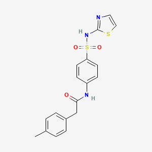 2-(4-methylphenyl)-N-{4-[(1,3-thiazol-2-ylamino)sulfonyl]phenyl}acetamide