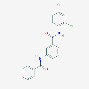 molecular formula C20H14Cl2N2O2 B3532001 3-(benzoylamino)-N-(2,4-dichlorophenyl)benzamide CAS No. 600125-70-0