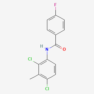 N-(2,4-dichloro-3-methylphenyl)-4-fluorobenzamide