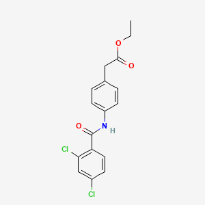 ethyl {4-[(2,4-dichlorobenzoyl)amino]phenyl}acetate