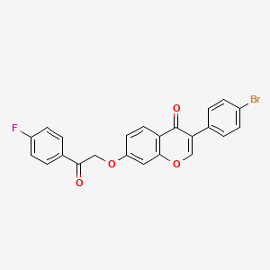 3-(4-bromophenyl)-7-[2-(4-fluorophenyl)-2-oxoethoxy]-4H-chromen-4-one