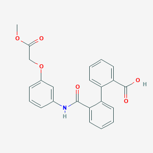 2'-({[3-(2-methoxy-2-oxoethoxy)phenyl]amino}carbonyl)-2-biphenylcarboxylic acid