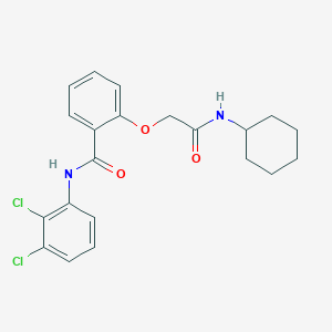 2-[2-(cyclohexylamino)-2-oxoethoxy]-N-(2,3-dichlorophenyl)benzamide