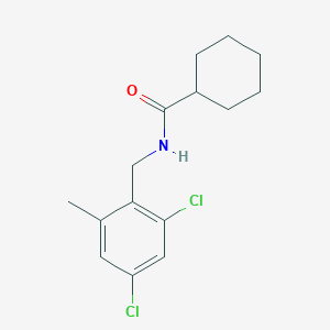 molecular formula C15H19Cl2NO B3532479 N-(2,4-dichloro-6-methylbenzyl)cyclohexanecarboxamide 